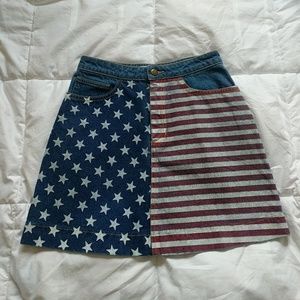 AA Patriotic Flag mini skirt 🇺🇲